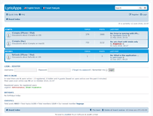 Tablet Screenshot of forums.lyricapps.com